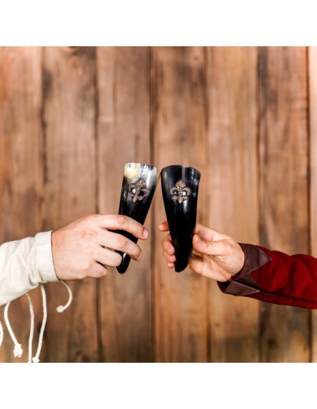 Conjunto de 3 chifres Viking design...