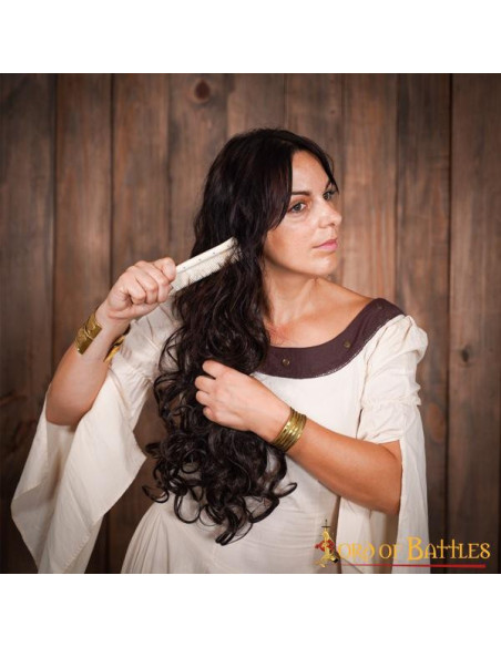 Pente medieval feito de osso genuíno