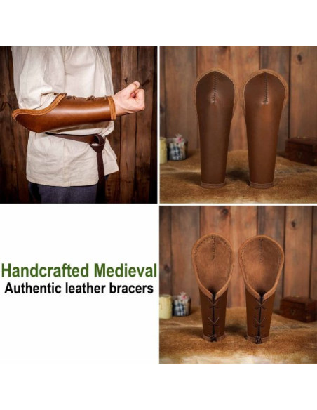 Braçadeiras de couro Ranger com...