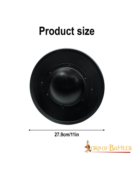 Escudo redondo funcional em aço...