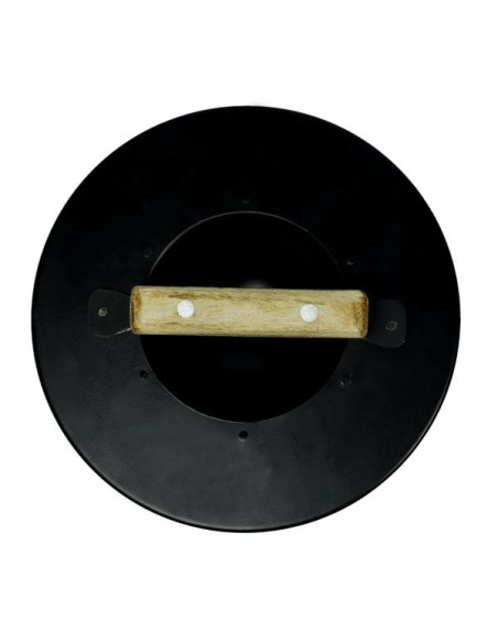 Escudo redondo funcional em aço...