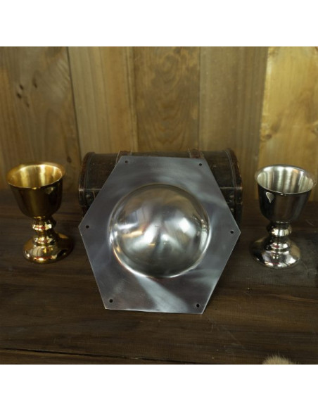 Umbo para escudo romano retangular...