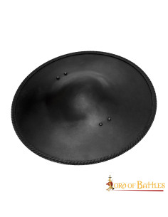 Escudo medieval funcional redondo para esgrima histórica