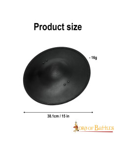 Escudo medieval funcional redondo para esgrima histórica 2