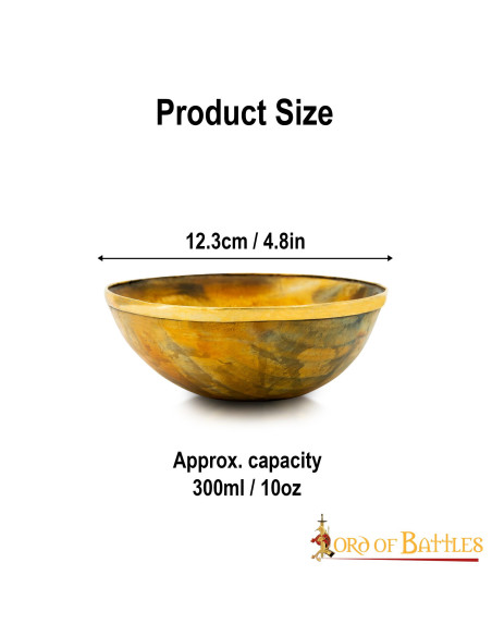 Tigela de chifre de banquete viking