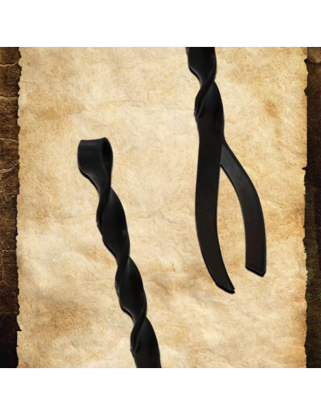 braçadeira de ferro forjado medieval