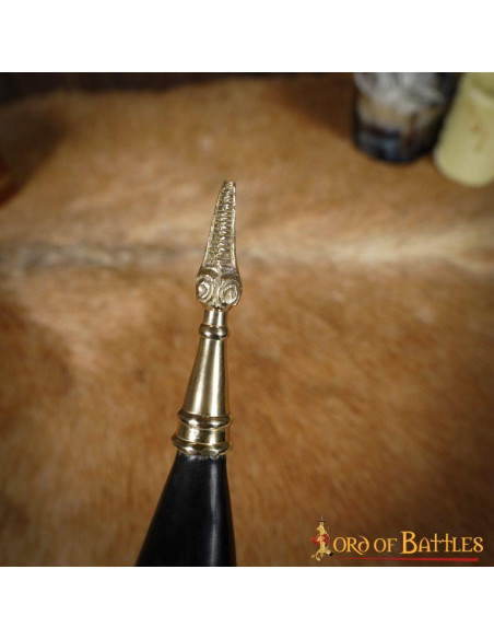 Buzina viking medieval com acessórios...