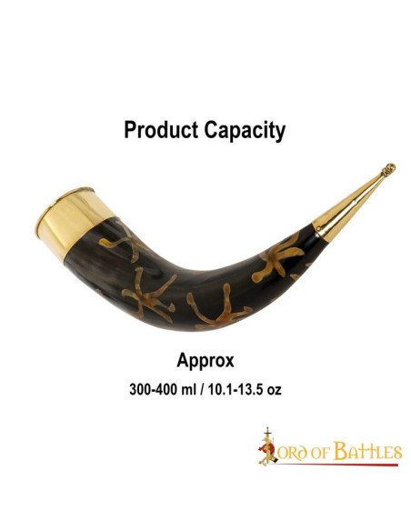 Buzina com acessórios de latão puro