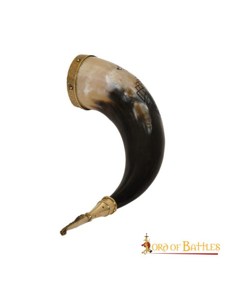 Modelo de chifre de bebida Viking...
