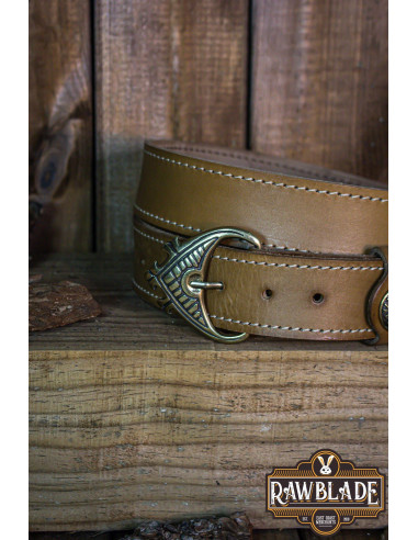 Cinto Viking Hrothgar - Castanho Claro