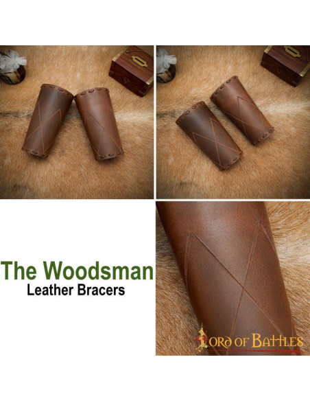 Pulseiras para LARP e Cosplay modelo...