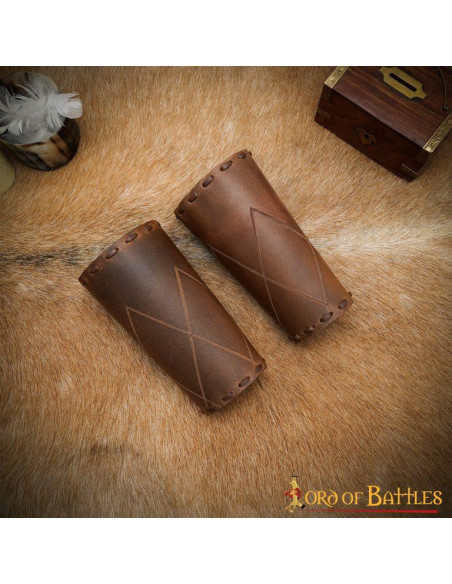 Pulseiras para LARP e Cosplay modelo...