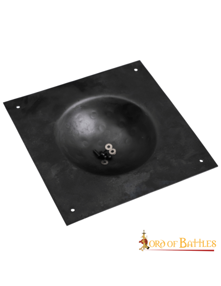 Umbo quadrado para escudo romano Scutum