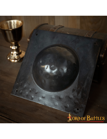 Umbo quadrado para escudo romano Scutum