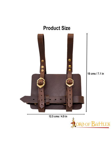 Porta-diário de couro para ser usado...