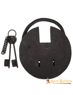 Cadeado de ferro forjado à mão para calabouço