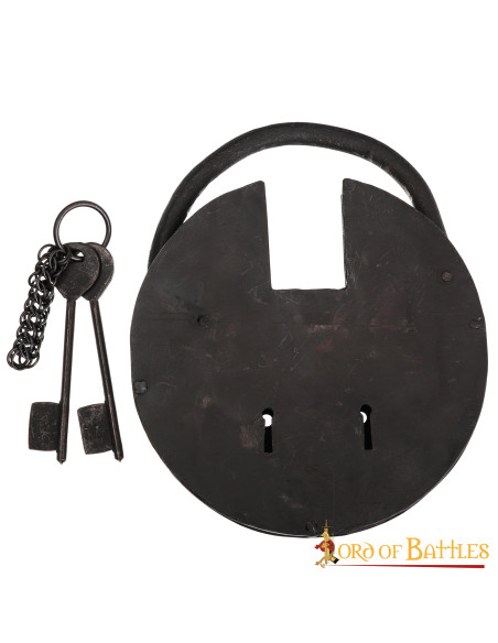 Cadeado de ferro forjado à mão para...