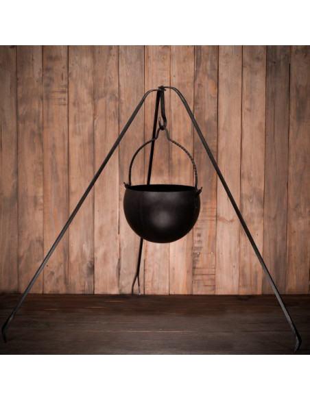 Fogueira medieval em ferro forjado,...