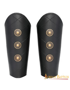 Pulseiras medievais pretas com sapatilhas