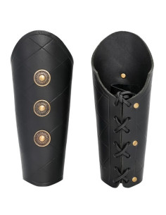 Pulseiras medievais pretas com sapatilhas 2