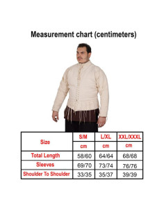 Colete funcional cru s. XV, com atacadores 2