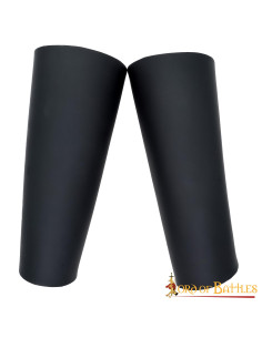 Pulseiras medievais lisas feitas à mão em couro