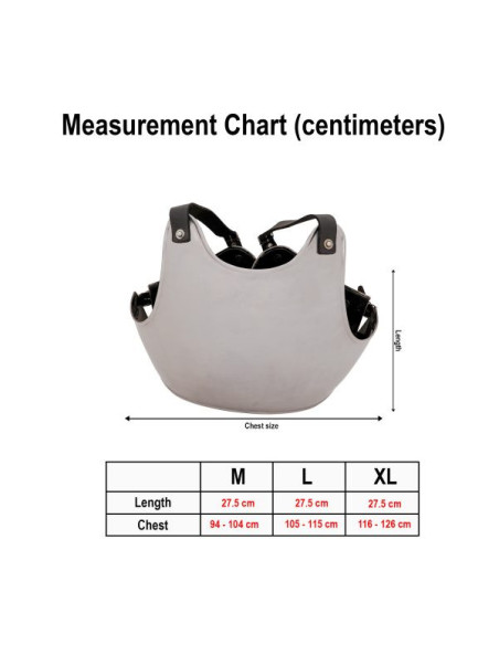 Peitoral medieval fantasia feito à...