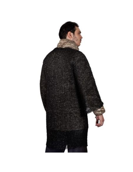 Cota de malha Haubergeon com anéis...