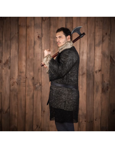 Cota de malha Haubergeon com anéis...