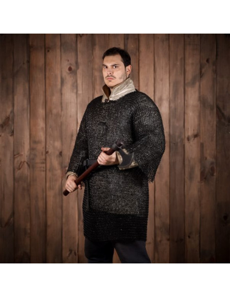 Cota de malha Haubergeon com anéis...