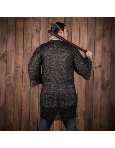 Cota de malha Haubergeon com anéis...