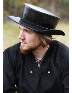 Chapéu Medieval de Couro Peste Médico 2