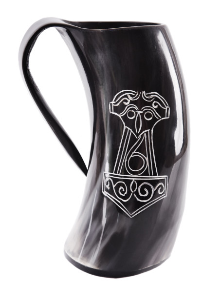 Caneca Viking Mjolnir Martelo de...