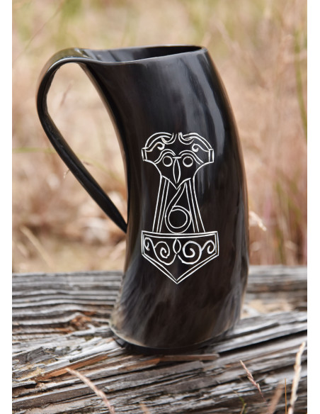 Caneca Viking Mjolnir Martelo de...