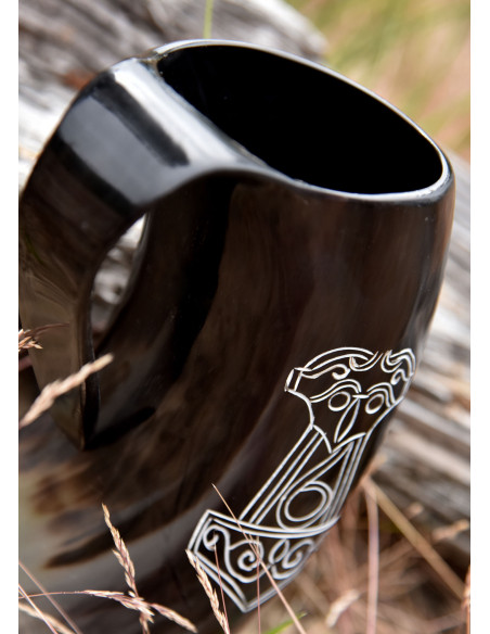 Caneca Viking Mjolnir Martelo de...