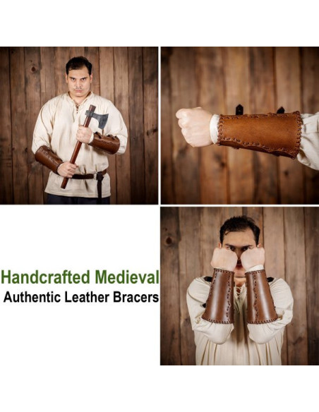 Pulseiras medievais feitas à mão The...