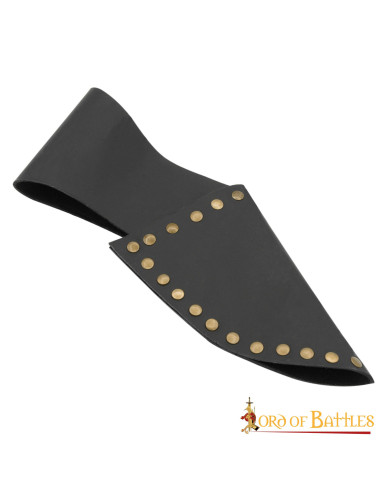 Baldric pirata de couro para a mão direita