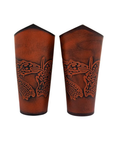 Pulseiras de couro Viking modelo Dragão