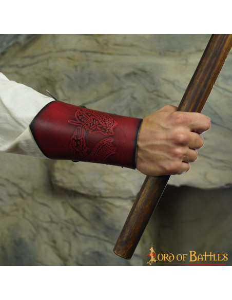 Pulseiras de couro Viking modelo Dragão