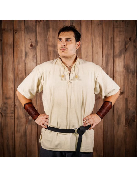 Pulseiras de couro genuíno com design...