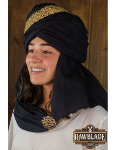 Turbante Arab Muharib - Preto