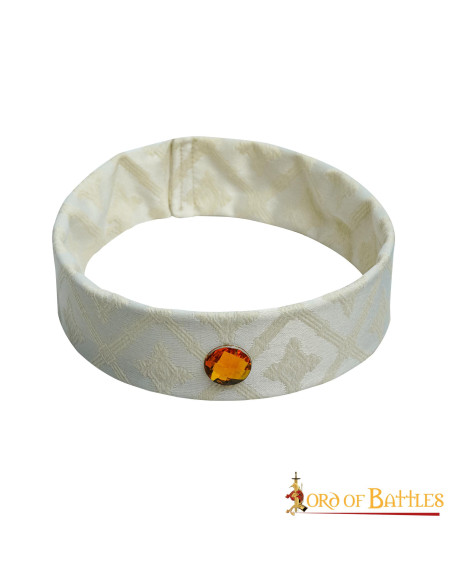 Tiara feminina decorada com pedra