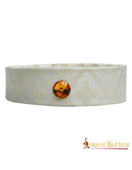 Tiara feminina decorada com pedra