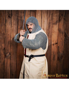 Cota de malha com anéis de carrasco 10 mm. zinco revestido 2