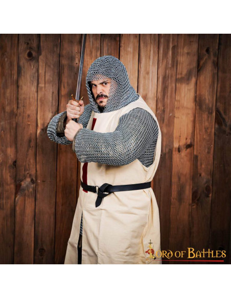 Cota de malha com anéis de carrasco...