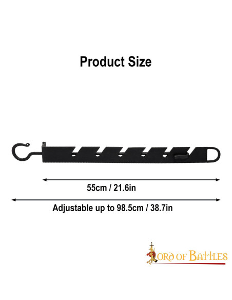 Gancho para ajustar a altura dos...