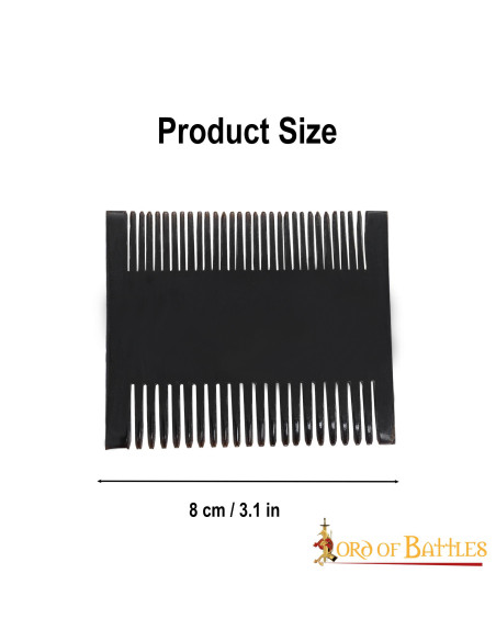 Pente medieval para mulher em chifre...