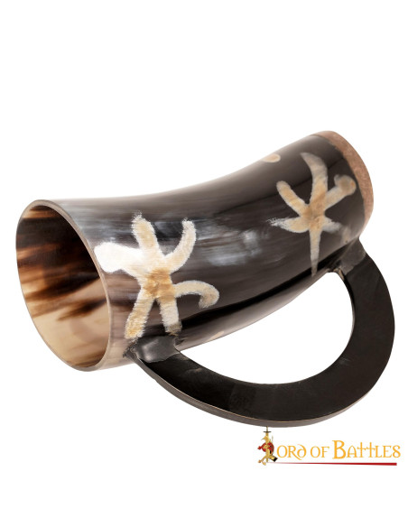 Caneca de cerveja chifre de boi viking