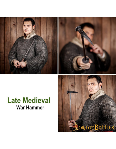 martelo de guerra medieval, gótico