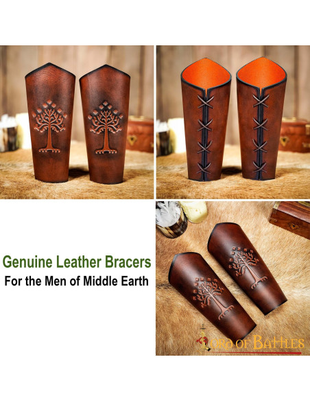 Bracelete Minas Tirith White Tree -...